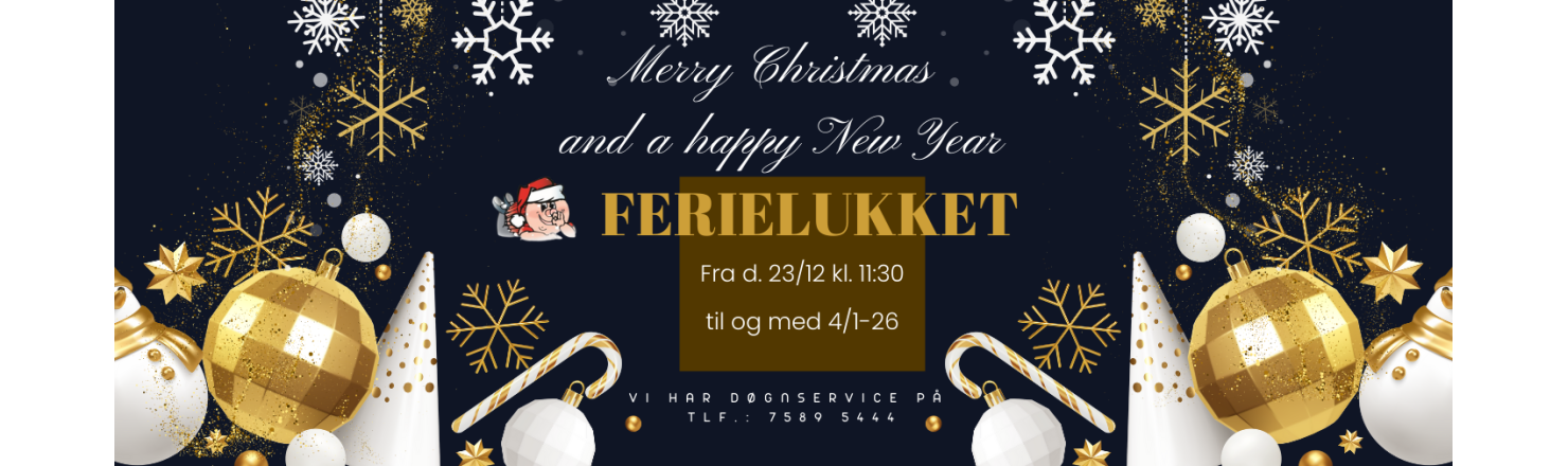 Juleferielukket / Closed for Christmas